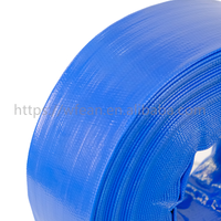 Tuyau plat flexible en PVC de 2 et 6 pouces, certifié ISO9001, haute pression, usage agricole intensif, prix usine, marque EAN