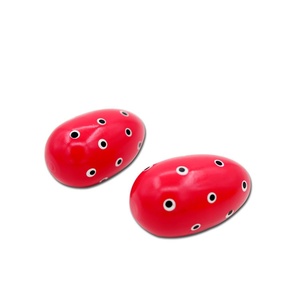 Jouet Montessori, maracas en bois colorés, instruments de musique, jouets éducatifs, vente en gros, instruments de percussion Orff - Product Image 3