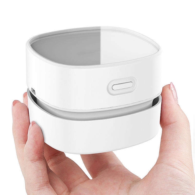 Portable Cordless Handheld Mini Electric Air Duster Square Shape Anti-Dust for Home Office School Use Kid Friendly USB Charging
