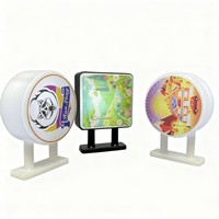 Mini-réfrigérateur LED personnalisé avec logo, mode flash, aimant lumineux pour réfrigérateur, décoration de la maison, cadeau promotionnel