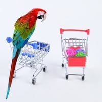 Jouets d'entraînement pour oiseaux, fournitures, chariot de courses pour perruches, jouet pour canari, accessoires pour perroquets