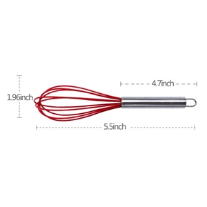 Ensemble de 3 fouets de <span class=keywords><strong>cuisine</strong></span> écologiques en acier inoxydable de qualité supérieure, <span class=keywords><strong>fouet</strong></span> à œufs manuel, <span class=keywords><strong>fouet</strong></span> en silicone pour la pâtisserie, <span class=keywords><strong>fouet</strong></span> à ballon, <span class=keywords><strong>fouet</strong></span> de <span class=keywords><strong>cuisine</strong></span> robuste - Product Image 3