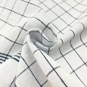 16X24 40x60 चाय तौलिया काला सफेद बुना चौकोर गोल रसोई सूती तौलिए रसोई नैपकिन CN;ZHE रसोई प्लेड कपास और लिनन