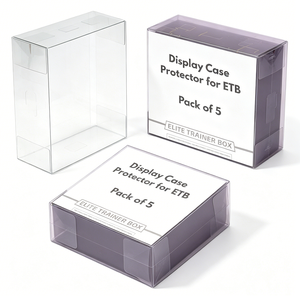 Wholesale Clear PET Custom Trading Card Booster Box Collector <b>Storage</b> Case For Display - Product Image 3