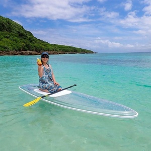 Tabla de Paddle Surf Transparente con Fondo de Cristal - Product Image 1
