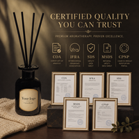 Diffuseur de parfum rond de luxe avec logo personnalisé, 100 ml, parfum d'orchidée noire, étiquette privée, décoration d'intérieur, vente en gros, emballage cadeau