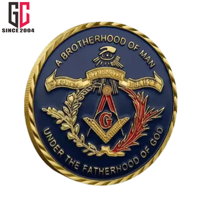 15 anni di fabbrica Custom sfida monete massoniche Freemason collezione di fratellanza da collezione - Product Image 5