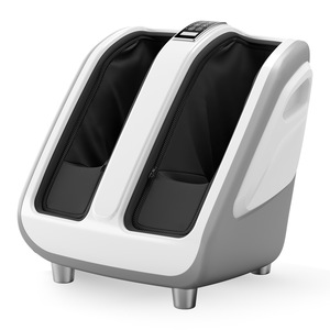 Foot Massager Leg And Foot Full Coverage Vibration Massage <b>Plug</b> <b>In</b> Grayish White Button Control - Product Image 1