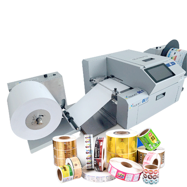 High Quality Digital Color Inkjet Label Printer Roll to Roll Inkjet Digital Label Printing Machine Sticker Printer