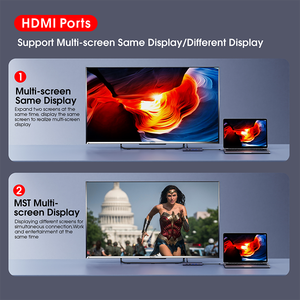 12 trong 1 <span class=keywords><strong>USB</strong></span> HUB Loại C để HDTV VGA 1000Mbps RJ45 SD/TF USB3.0 USB2.0 âm thanh <span class=keywords><strong>USB</strong></span> C PD 100W sạc đa cổng <span class=keywords><strong>USB</strong></span> HUB - Product Image 5