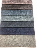 Tissu d'ameublement en velours gaufré de bonne qualité, 350 g/m², tissé, enduit de PE, imperméable, pour canapé deux places, textile de maison