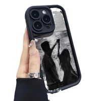 Coque de téléphone de Couple de plage romantique pour Apple pour iPhone 14 Plus 13 Pro 13 8 Plus nouveau modèle couvre 16 Pro Max 13 PC de haute qualité