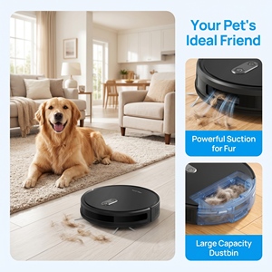 PS1 Robot Vacuum Cleaner 15000Pa Suction Gyro Smart Mapping Tuya APP 3in1 Sweep <b>Mop</b> Robotic Cleaner For Pet Hair - Product Image 4