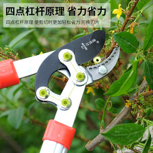 Lhj Lopping Shears Carbon Steel 20-30 Mm Trimming Diameter Red Handle <b>Butterfly</b> Structure <b>Garden</b> Pruning Tool - Product Image 4