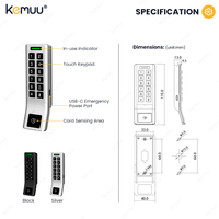 KEMUU Casilleros Número Sistemas de bloqueo Pulsera Rfid Cerradura inteligente para casilleros Contraseña Rfid Cerradura de casillero inteligente