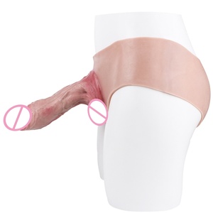 ORALSX 9.3 Inches Super Long Penis Sleeve Pants Hollow <b>Dildo</b> Pants Male Penis Harness Cock Enlargement Extension Sex Toys - Product Image 3