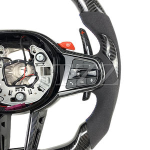 Para <span class=keywords><strong>BMW</strong></span> pantalla LED fibra de carbono <span class=keywords><strong>volante</strong></span> M1M2 botón cambio paletas G20 G22 G42 G29 G21 G23 G26 G30 M340i M3 M4 2021 <span class=keywords><strong>2022</strong></span> - Product Image 4