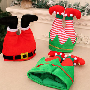 Nouveau chapeau de Noël créatif transfrontalier, chapeau d'elfe clown, décoration de Noël, cadeau de Noël, chapeau de Père Noël - Product Image 2