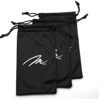 Sacs à Cordon Personnalisés en Soie pour Impression Numérique, Pochettes de Lunettes de Soleil, Sacs à Lunettes Optiques, Pochettes en Tissu à Double Corde, Vente en Gros