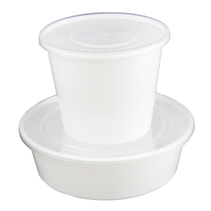 Bols d'assiettes alimentaires ronds en <span class=keywords><strong>plastique</strong></span> PP jetables au <span class=keywords><strong>micro</strong></span>-ondes <span class=keywords><strong>avec</strong></span> couvercles - Product Image 3