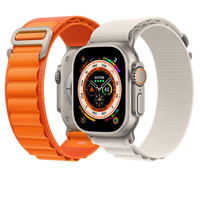 Bracelet de boucle alpine en polyester de tissu de nylon de haute qualité pour Apple Watch Bracelet de sport Ultra Band 49mm pour IWatch 10 9 8 7 6 5 SE