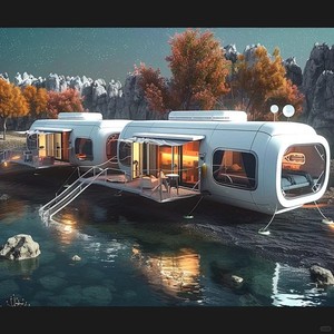 Prix de gros : Maison capsule moderne, espace commercial, maison mobile capsule spatiale - Product Image 6