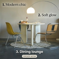 Ensemble de table et de chaises de salle à manger rondes de style nordique moderne pour les petits appartements, meubles de maison