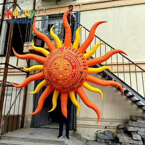 Pallone Gonfiabile a Forma di Sole da 2m, Modello Personalizzato per Decorazione di Eventi, Pubblicità e Parate - Product Image 3