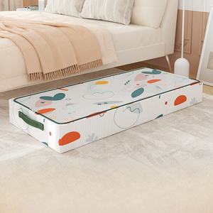 Boîte de rangement multifonctionnelle rectangulaire pour chaussettes, en PVC et nylon, avec fenêtre transparente, pour rangement sous le lit - Product Image 6