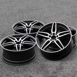 Rines de Aleación de Aluminio de 18 y 19 Pulgadas, 5x112, OEM, Doble Cinco Radios, Negro Brillante, Acabado Mecanizado, Aptos para AMG - Product Image 4