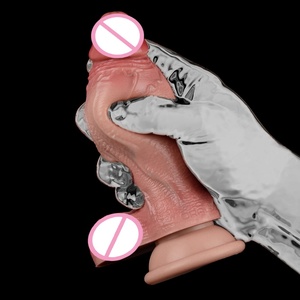 Artificial Double Layer Dildos for Women Realistic Skin Feeling Sex Toy for Men - Product Image 5