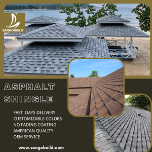 Panneaux d'asphalte imperméables de tuile de toit de bardeaux pour des projets résidentiels et industriels - Product Image 4