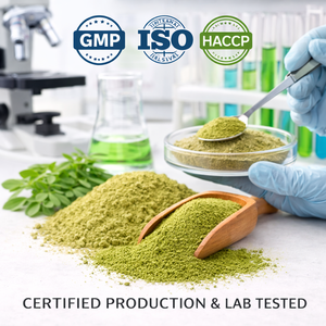 Moringa Leaf Powder Natural Herbal Powder Fine Ground Green Superfood for Smoothies Cooking and Bulk Supply - Product Image 5