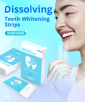 Tiras Blanqueadoras Dentales Disolubles, Fórmula Suave, Sabor a Menta, 6% HP, Personalización ODM/OEM de Fábrica, Muestras Gratis, 30 Minutos