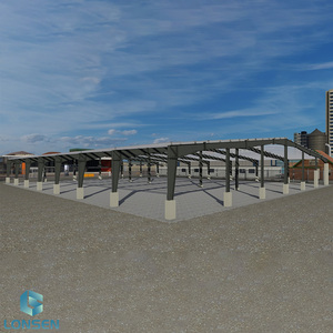 Estructura de Acero Industrial para Almacenes, Marco de Portal Prefabricado, Nave de Almacenamiento para Fábrica - Product Image 3