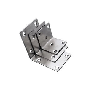 Supports d'étagère Support d'<span class=keywords><strong>angle</strong></span> noir Garde-corps robuste Main courante d'<span class=keywords><strong>escalier</strong></span> Étagère flottante en métal fixée au mur Supports réglables - Product Image 4