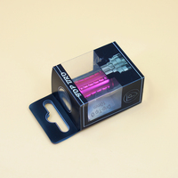 Boîtes d'emballage transparentes pliantes en plastique PVC PET PP personnalisées Boîtes transparentes pour produit électronique
