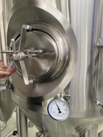Cuves de fermentation pressurisées coniques en acier inoxydable 300L 304 Réservoir gainé