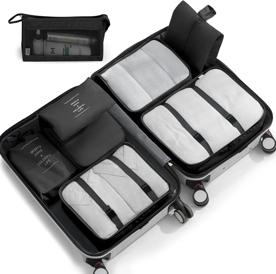 Best Packing Cubes Set Travel Luggage Organizers Suitcase Travel Accessories Storage Bag Packing Cubes For Suitcases