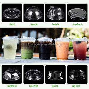 Logo personnalisé, plastique de qualité alimentaire, 16 oz, 24 oz, IML, jetable, transparent, PP, 90 mm, étiquetage en moule, certifié ISO9001, couvercle pour gobelet à bulles de thé au lait - Product Image 6