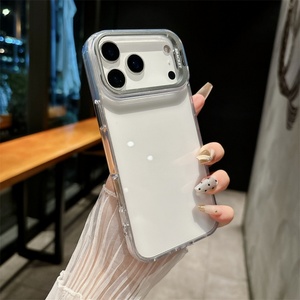 ตัวยึดกล้องป้องกันรอยขีดข่วนเคสโทรศัพท์แบบใส TPU ด้านหลังเคสโทรศัพท์ PC สำหรับ iPhone 17 17 Pro Max 17 Pro Air - Product Image 6