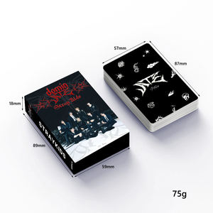 การ์ด LOMO อัลบั้ม Domin ATE ของวง Stray Kids จำนวน 55 ชิ้น/ชุด  ไฮยอนจิน เฟลิกซ์ ลี คอนฮัน โฟโต้การ์ดเซลฟี่สองด้าน ของสะสมสำหรับแฟนคลับ - Product Image 3