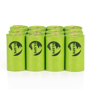 Eco-Friendly Luxury Dog Waste Poo Bags 60 Bags/8 <b>Rolls</b> Biodegradable Plastic for Outdoor Activities - Product Image 2