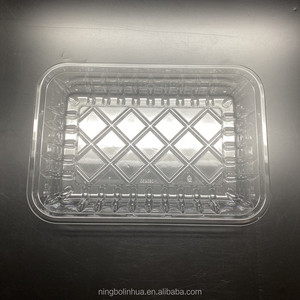 Disposable transparent Plastic Food Tray