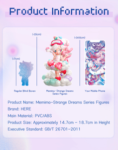[Magasin officiel] Memimo - Série de figurines « <span class=keywords><strong>Strange</strong></span> Dreams », jouet design, boîte mystère, figurine d'exposition, figurine décorative, ornement - Product Image 4