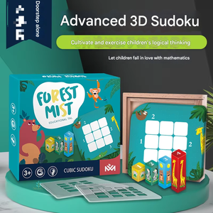 Nouveauté 2026 : Jouets éducatifs Montessori, jeu de <span class=keywords><strong>Sudoku</strong></span> Forêt Brumeuse, jouets en bois pour l'éducation précoce - Product Image 4