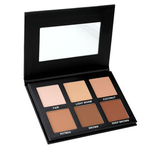 Paleta <span class=keywords><strong>de</strong></span> Rubor Mineral <span class=keywords><strong>de</strong></span> Alta Pigmentación, <span class=keywords><strong>Contorno</strong></span> e Iluminador, Vegano, Polvo Prensado, Resistente al Agua, Brillante, Personalizable - Product Image 1