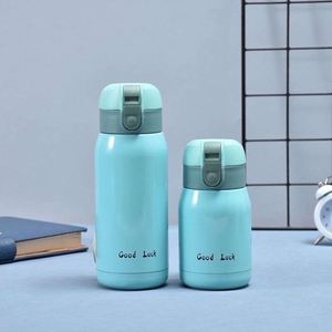 Stainless Steel Vacuum <b>Flask</b> Tumbler Good Luck Insulated Bottle for Travel Round Minimalist Design Multicolor Options - Product Image 6