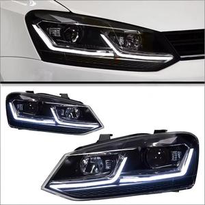 Faro a LED 12V con lente per Polo 2011-2018, modifica con luci diurne a doppia L e indicatori di direzione - Product Image 2