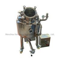 Excellent réservoir de fermentation et de distillation d'alcool en acier inoxydable double paroi de 50L/200L